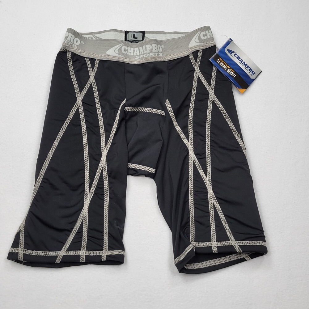 Champro Sports Youth‎ Sliding Short Youth L Black Baseball Sports